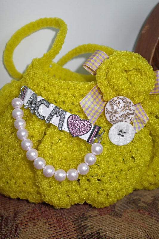 [ORDER MADE] Bubble bonbon crochet bag (Yellow)
