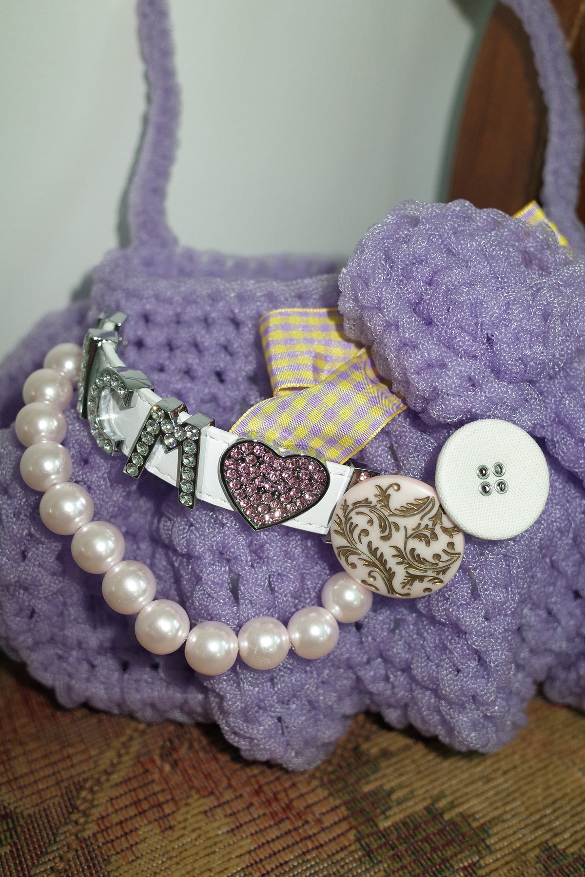 [ORDER MADE] Bubble bonbon crochet bag (Lavender)