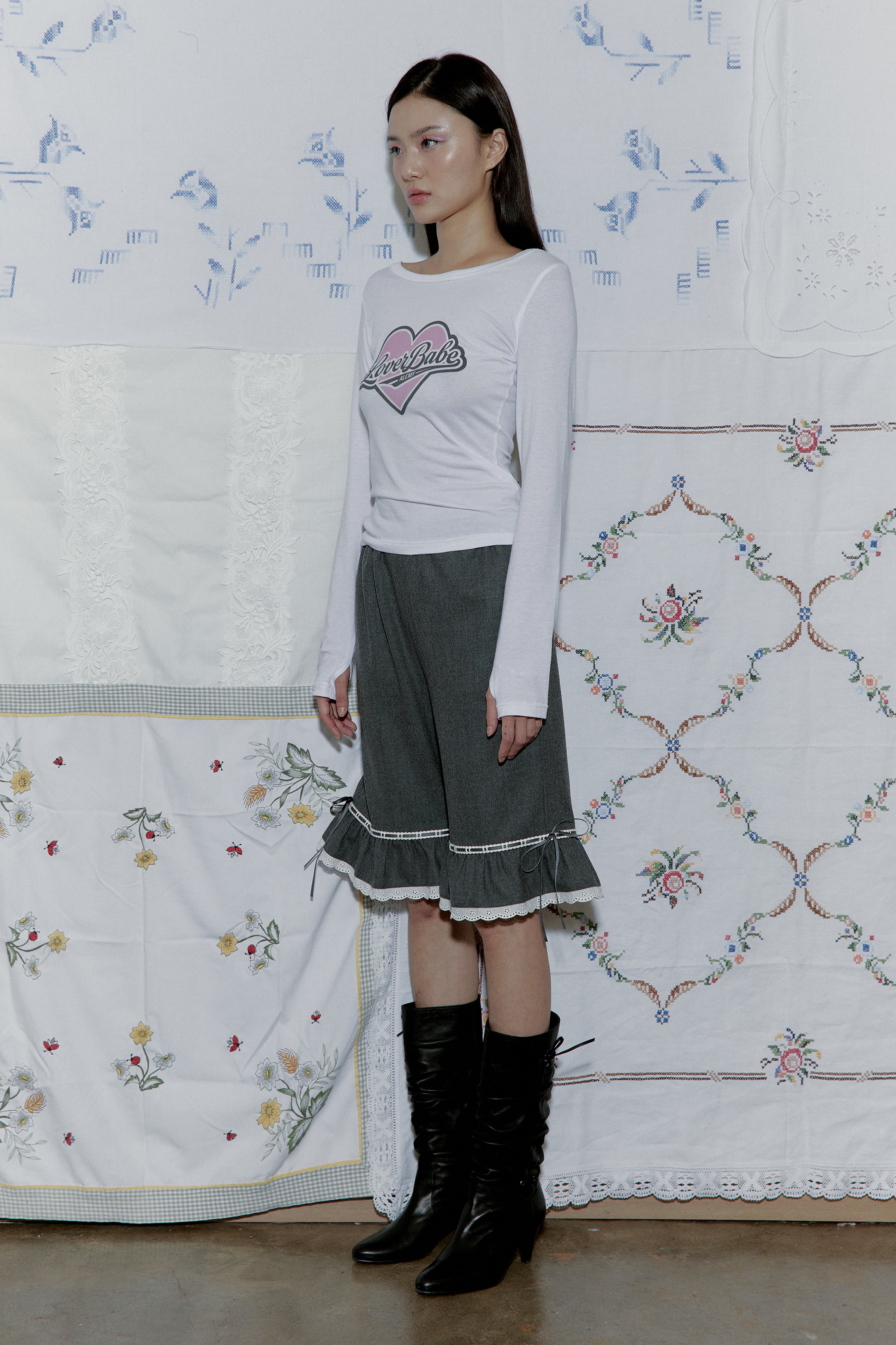 LOVER BABE SHEER SLIM T_WHITE