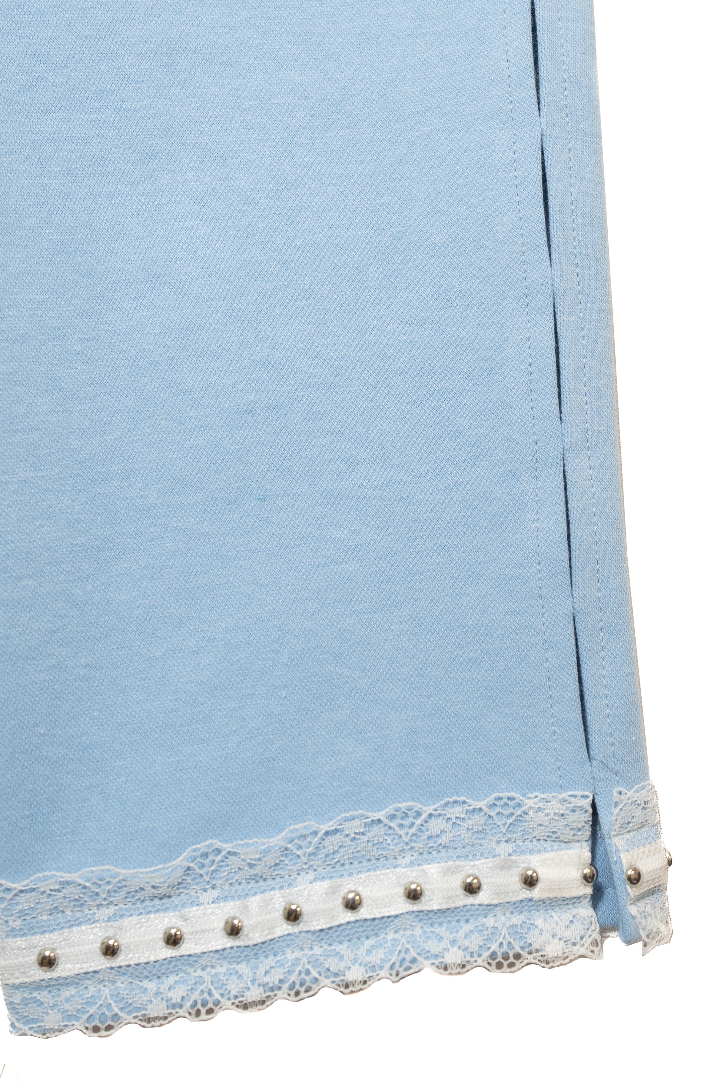 SIDE HOLE CAPRI PANTS_LIGHT BLUE